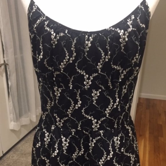 Ann Taylor cotton  print sundress fully  lined - Picture 3 of 8